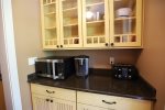 Pantry with Coffee Nook & Microwave in Private Vacation Home